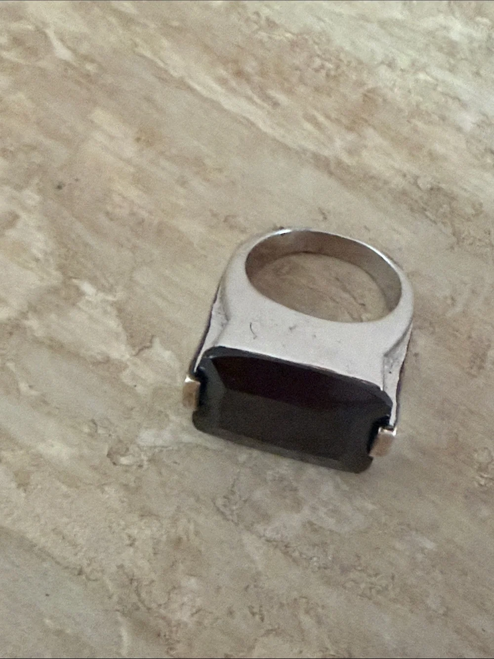 Black Smart Ring - Unbranded Silver Wearable